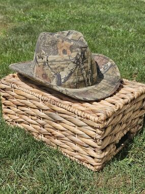 Paramount Outdoors Men's Camo Safari Hat in Brown and Green Size XL